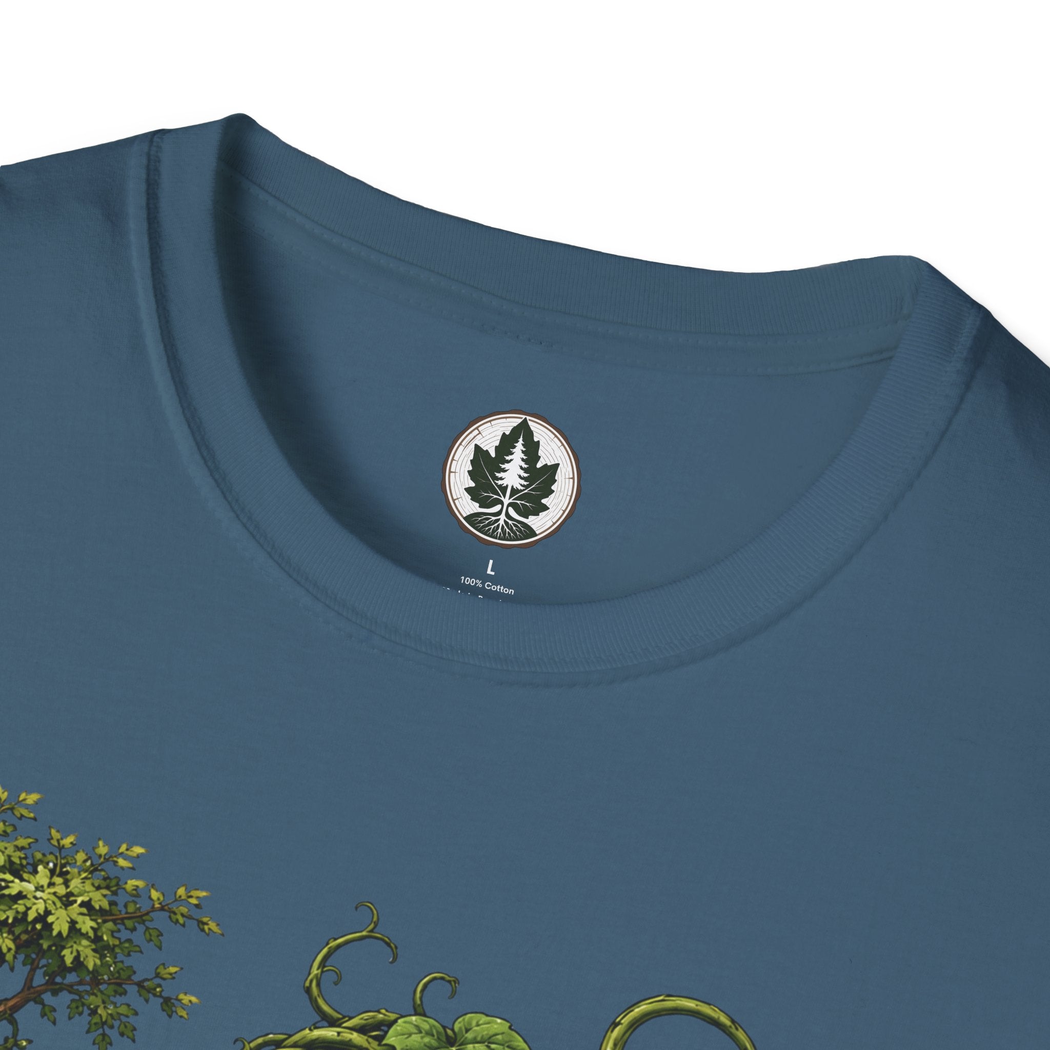 Kudzu Vine Monster with Garden Gnome Version 4 T‑Shirt