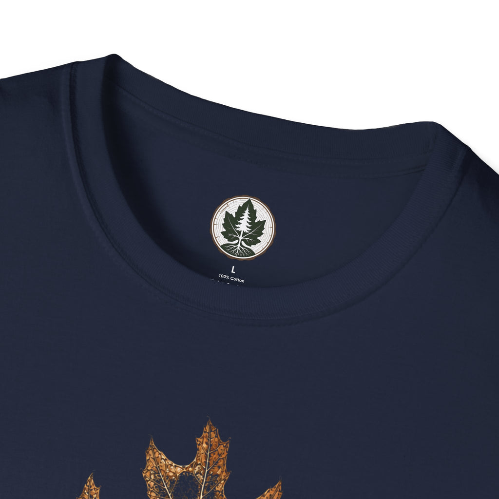 Skeleton Red Oak Leaf T‑Shirt