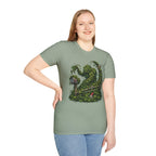 Kudzu Vine Monster with Garden Gnome Version 1 T‑Shirt
