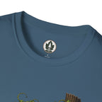 Kudzu Vine Monster with Garden Gnome Version 2 T‑Shirt