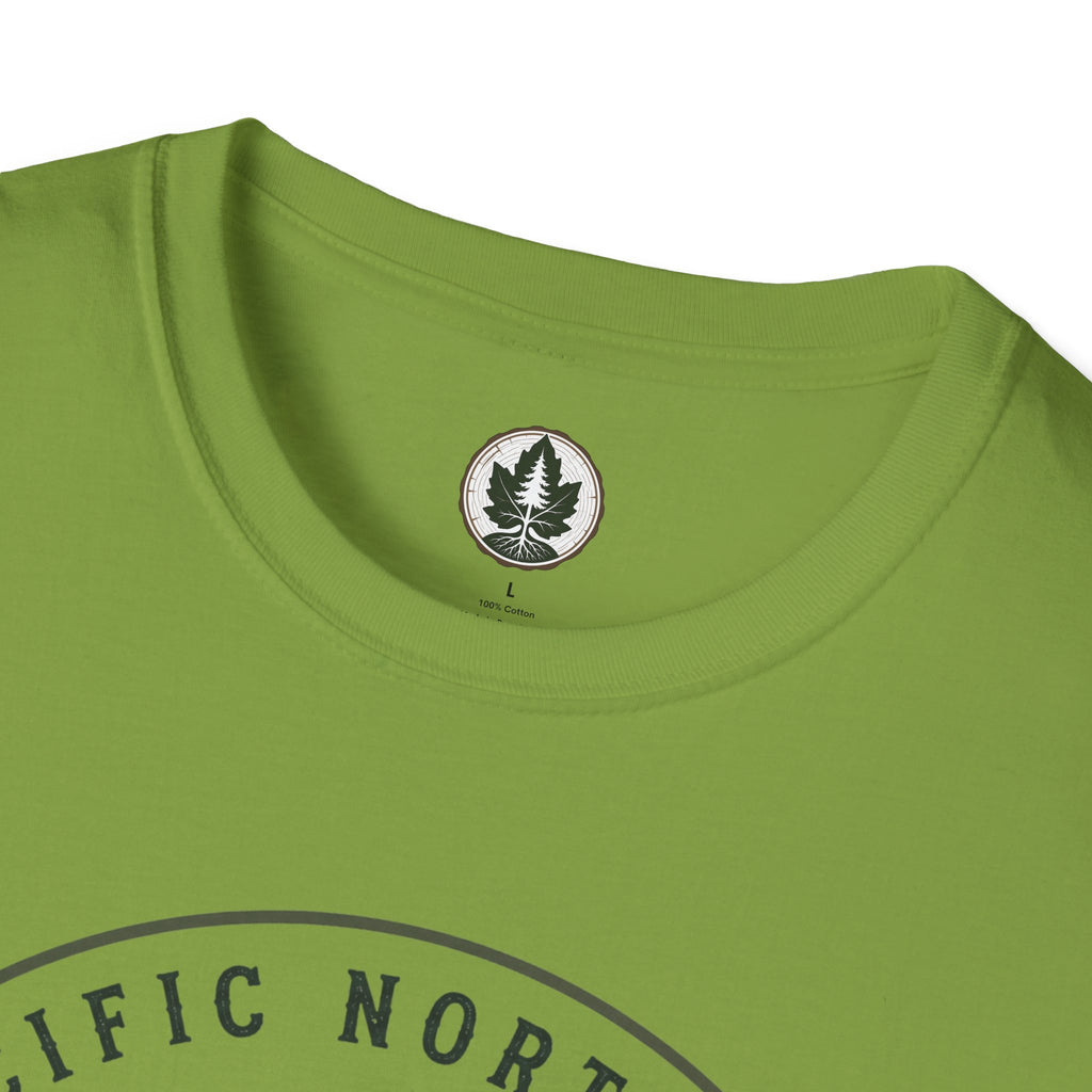 Pacific Northwest Mountain T‑Shirt — “Wild by Nature” Tee
