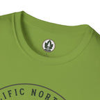Pacific Northwest Mountain T‑Shirt — “Wild by Nature” Tee