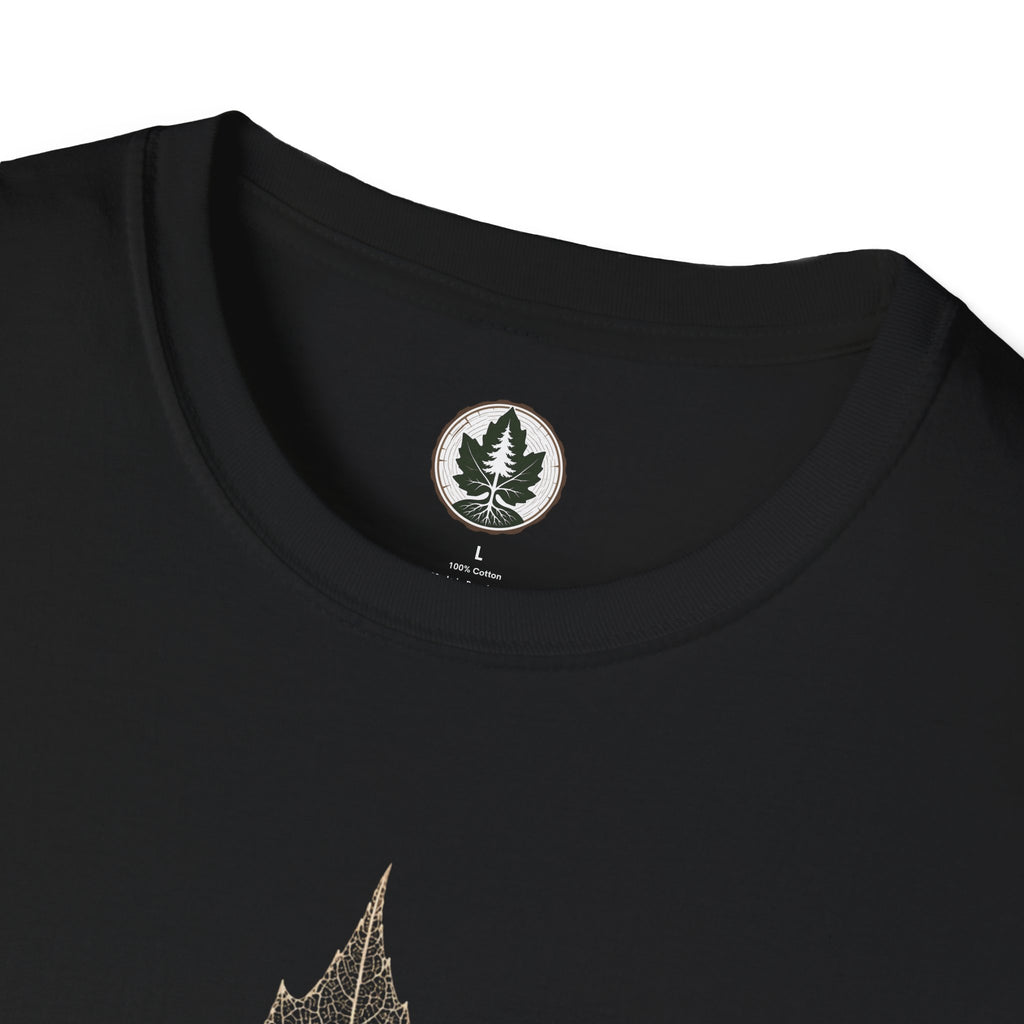 Skeleton Sugar Maple Leaf T‑Shirt