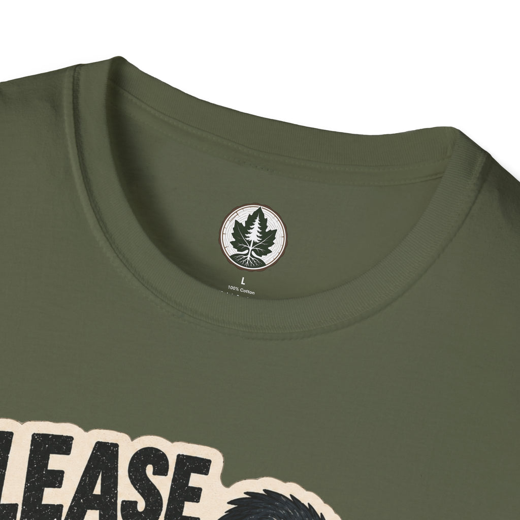 Please Leaf Me Alone (This is Why I Work Alone) Version 4 T‑Shirt