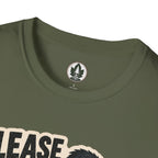 Please Leaf Me Alone (This is Why I Work Alone) Version 4 T‑Shirt