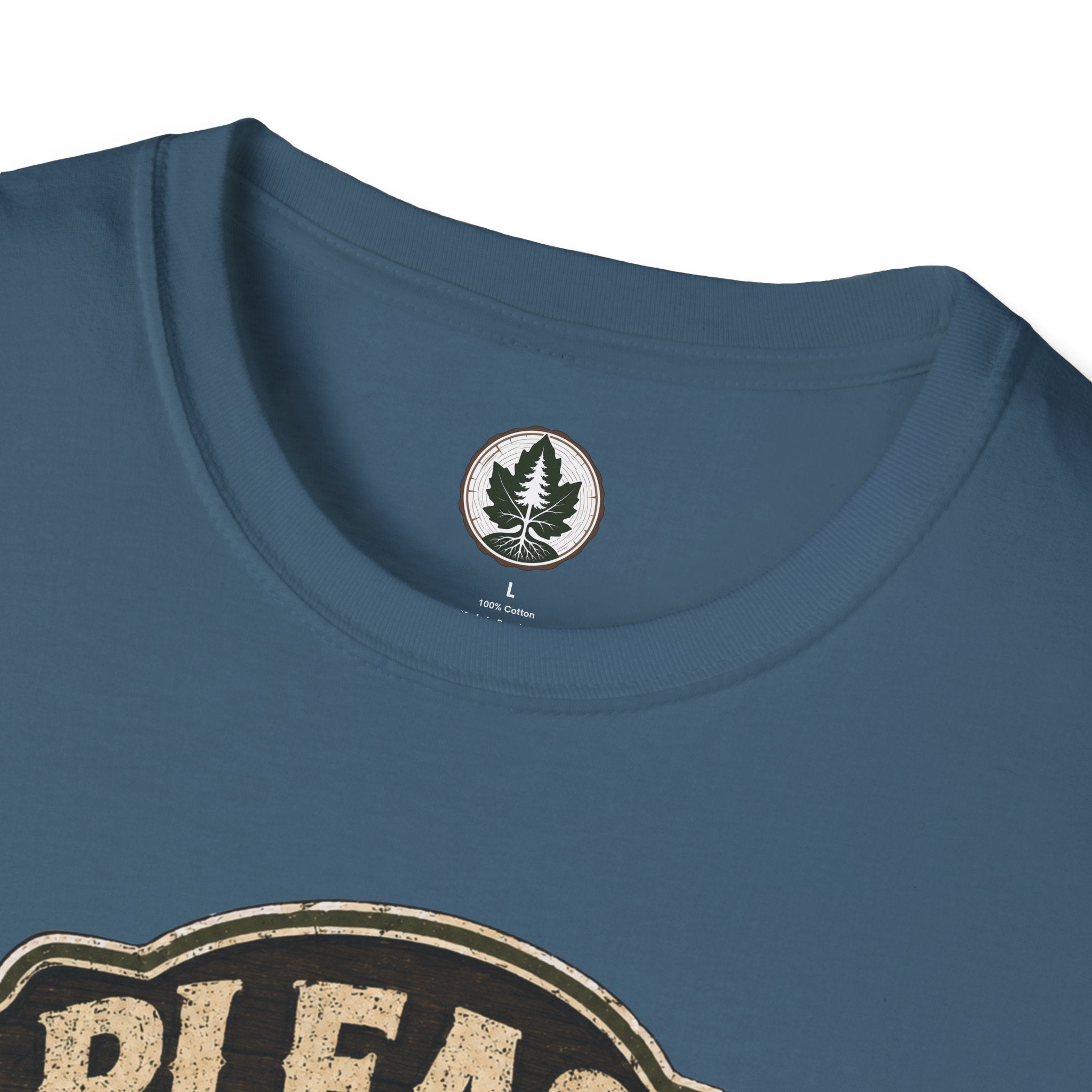 Please Leaf Me Alone (This is Why I Work Alone) Version 3 T‑Shirt
