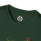 Kudzu Vine Monster with Garden Gnome Version 2 T‑Shirt