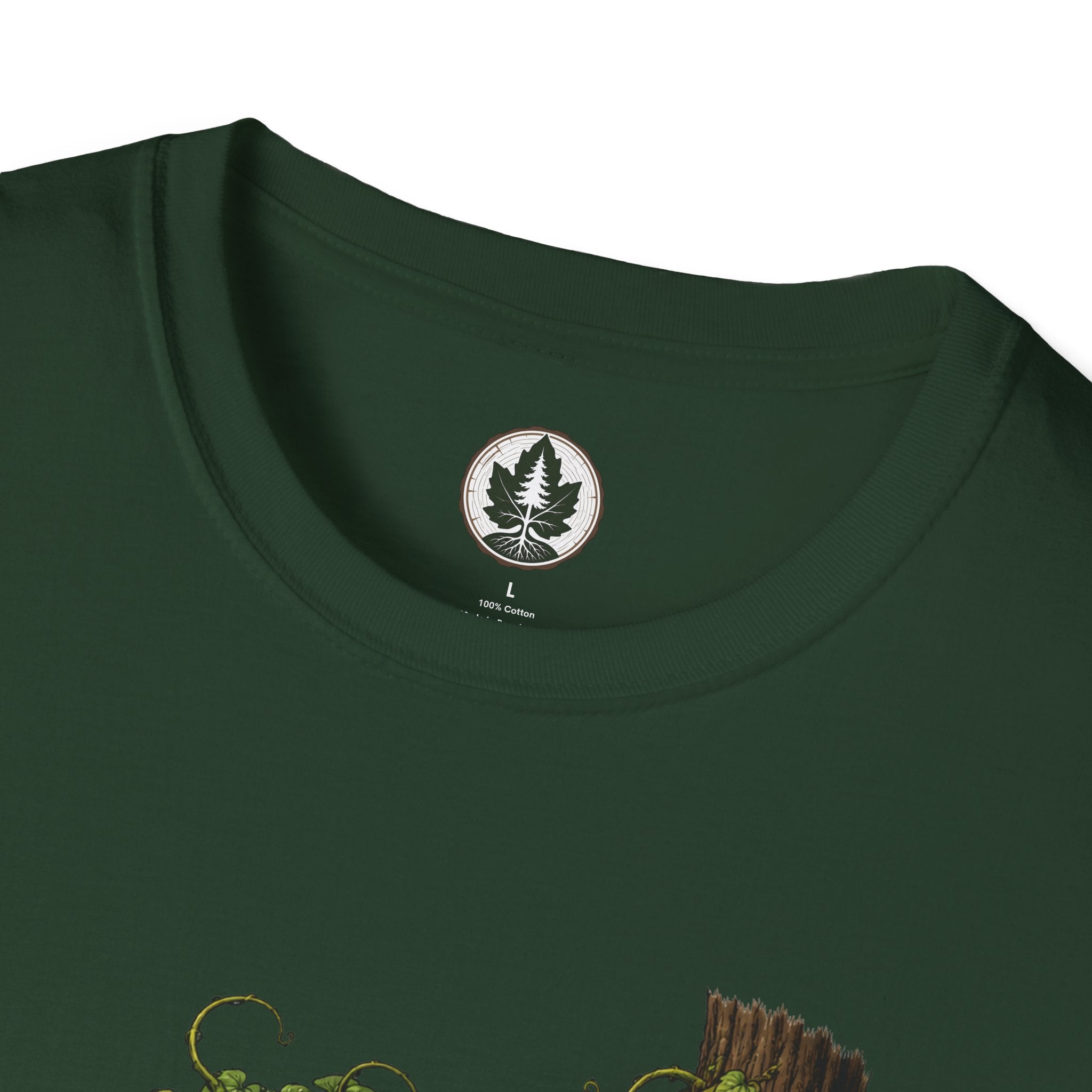 Kudzu Vine Monster with Garden Gnome Version 2 T‑Shirt