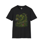 Kudzu Vine Monster with Garden Gnome Version 1 T‑Shirt