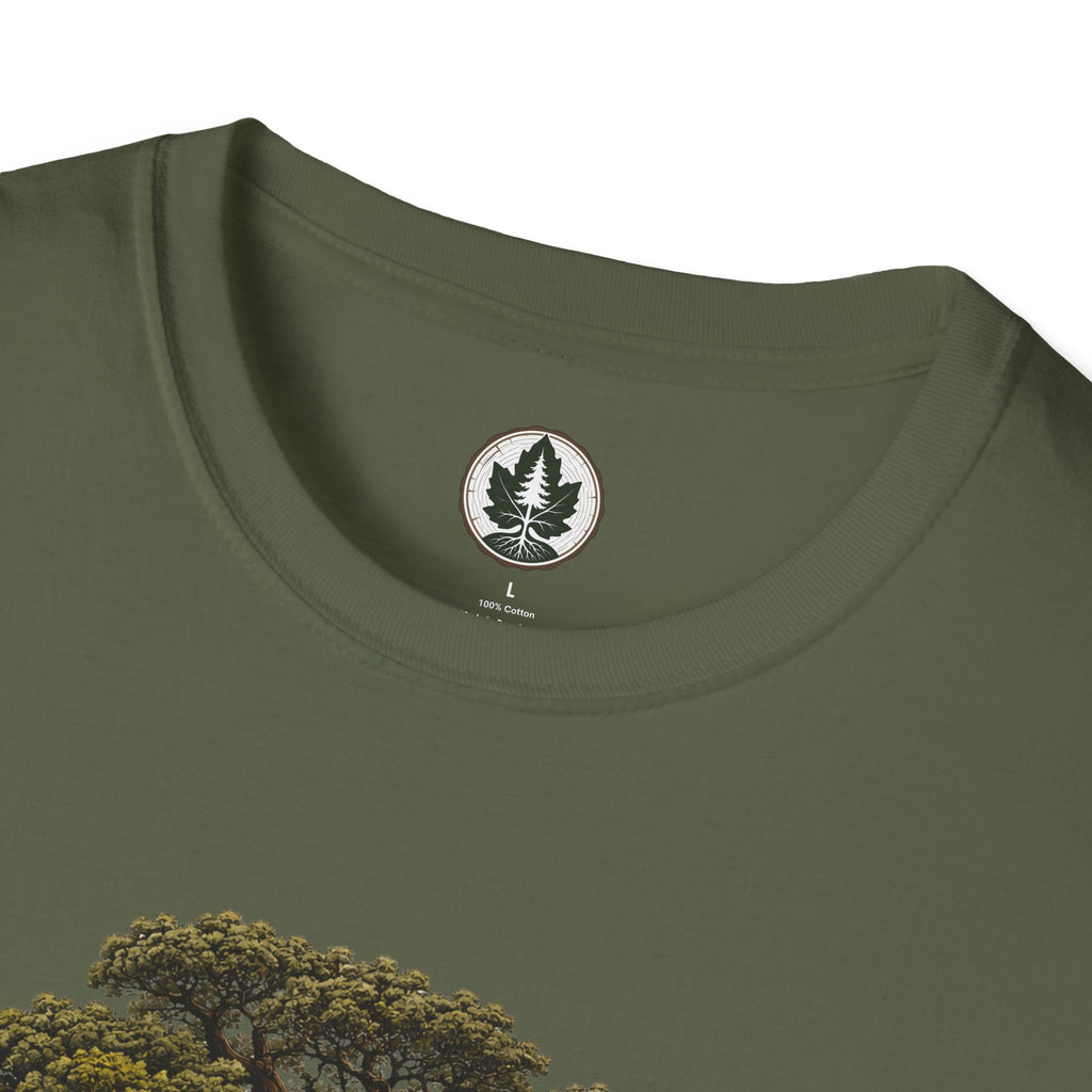 Looking up at Giant Tree Version Five T‑Shirt