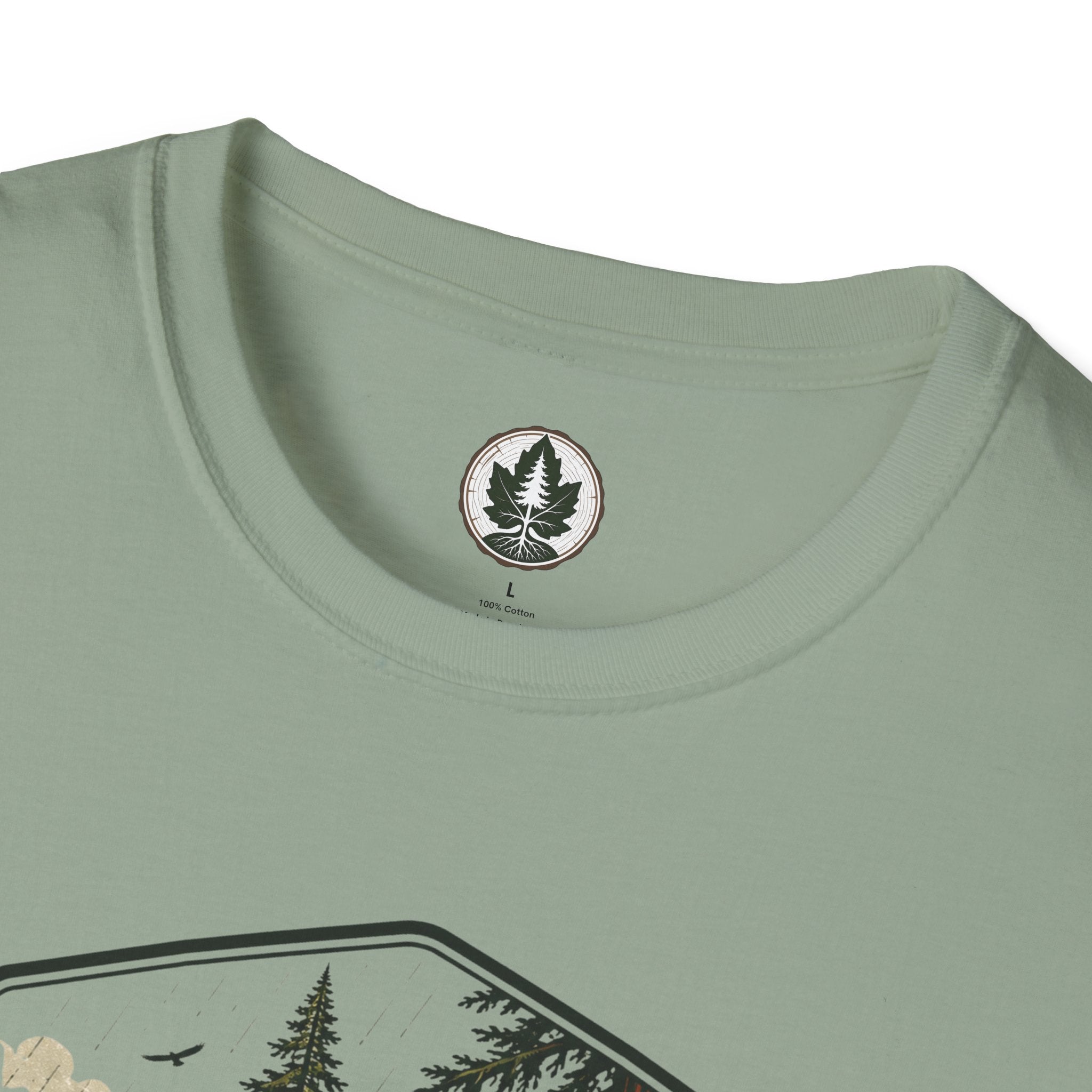 Pacific Northwest Trees, Tall, Damp, Superior T‑Shirt